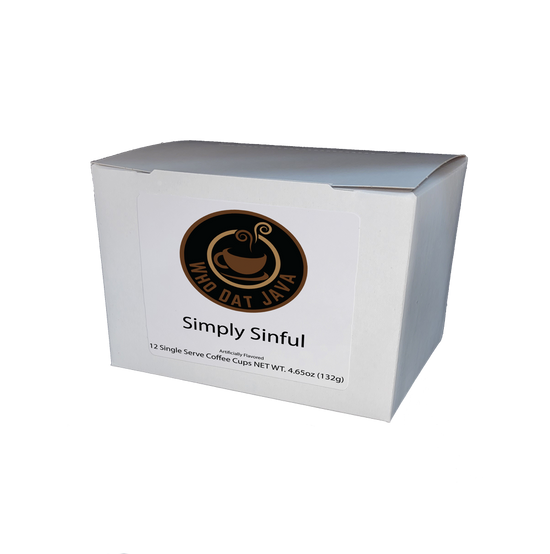 SIMPLY SINFUL SINGLE SERVE COFFEE