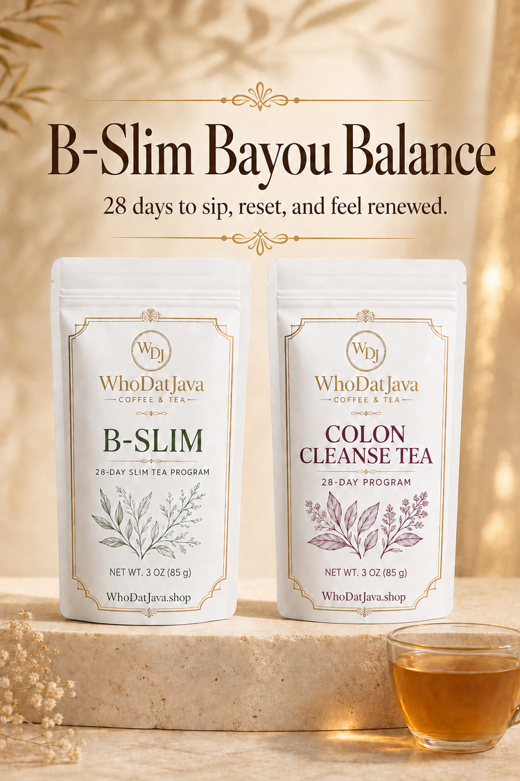 B-Slim Bayou Balance 28-Day Tea Program packaging
