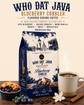Blueberry Cobbler Flavored Coffee packaging, flavored coffee
