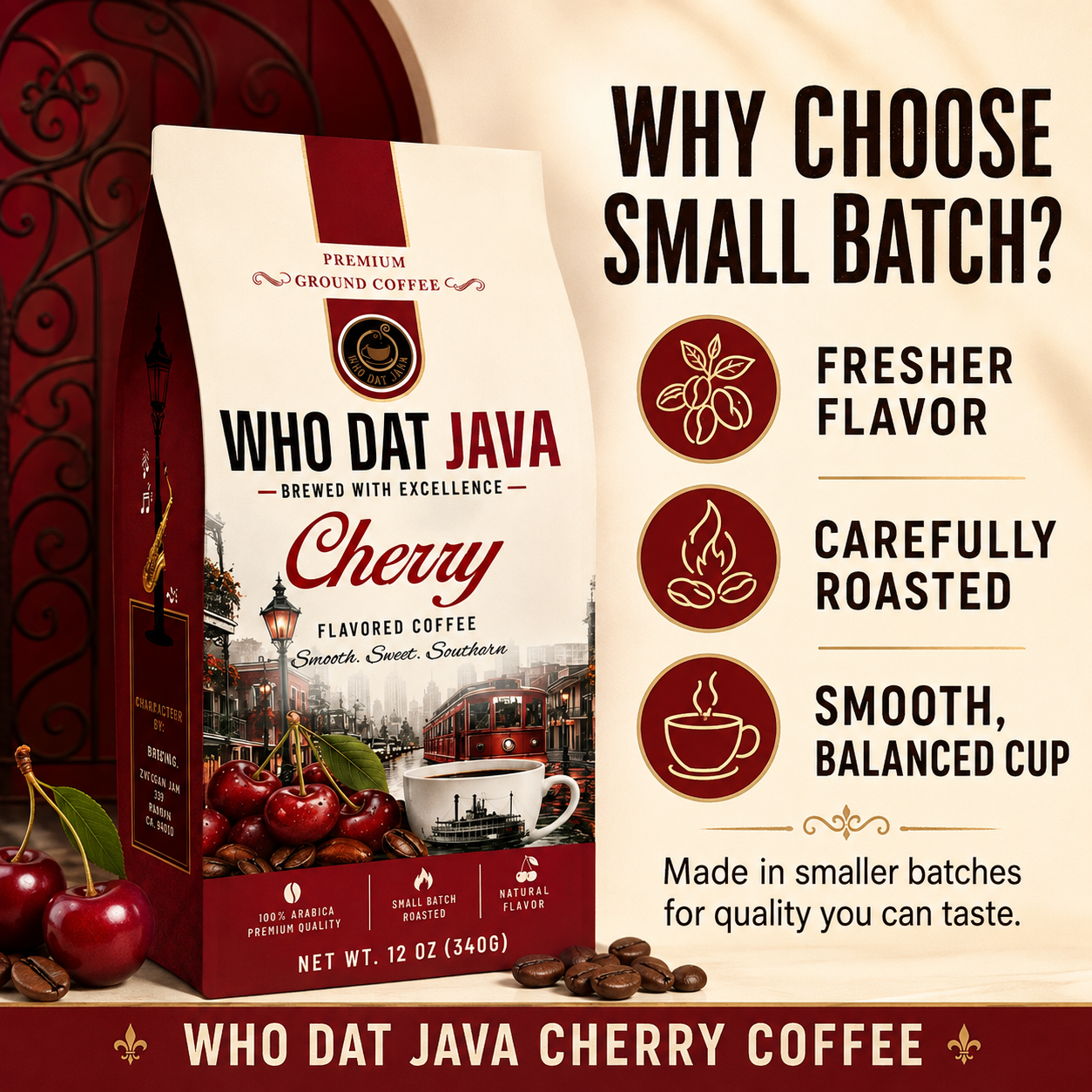 Cherry Flavored Coffee detail 2