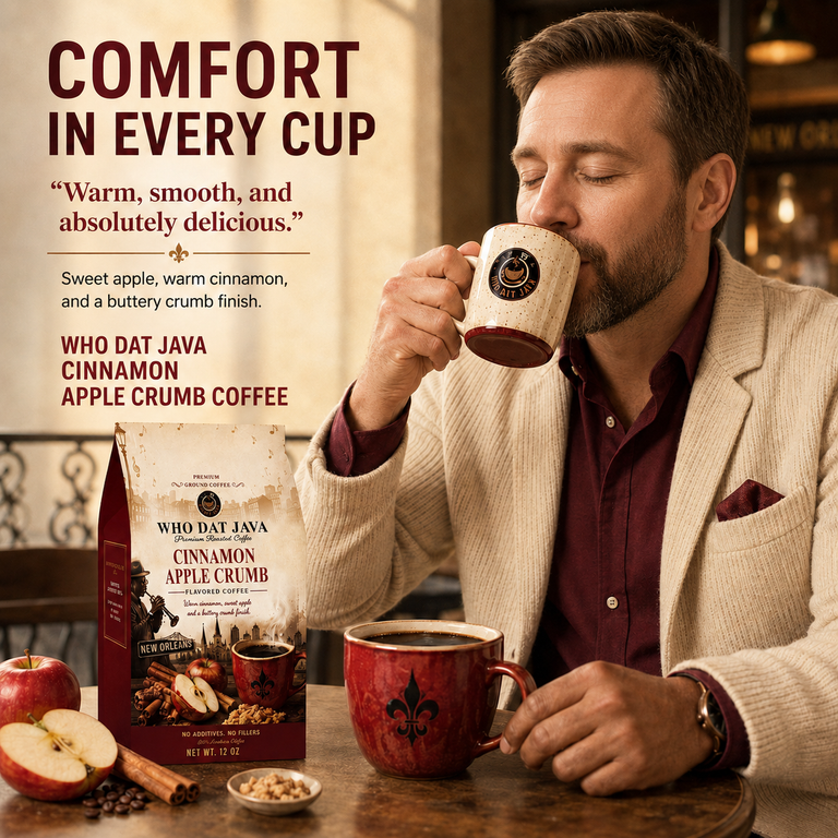 Cinnamon Apple Crumb Flavored Coffee detail 2