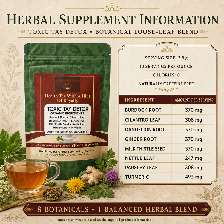 Toxic Tay Detox Organic Loose-Leaf Tea detail 4