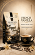 French Vanilla Flavored Coffee packaging, flavored coffee