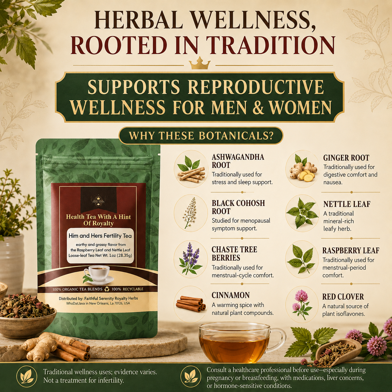Him and Hers Fertility Organic Loose-Leaf Tea detail 2