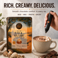 Bayou Riverie Mushroom Hot Chocolate prepared in a cup