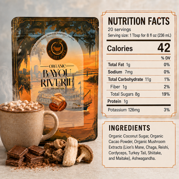 Bayou Riverie Mushroom Hot Chocolate detail 4