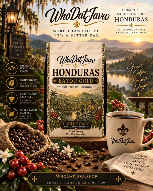 Honduras "Bayou Gold" Coffee, 12 oz bag