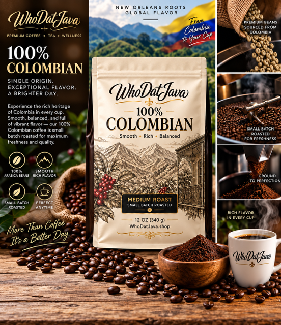 Colombian Single Origin Coffee, 12 oz bag