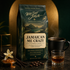 Jamaican Me Crazy Flavored Coffee packaging, flavored coffee
