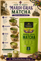 Mardi Gras Matcha Japanese Green Tea Powder detail 4
