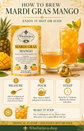 Mardi Gras Mango Pineapple Herbal Tea packaging, herbal tea