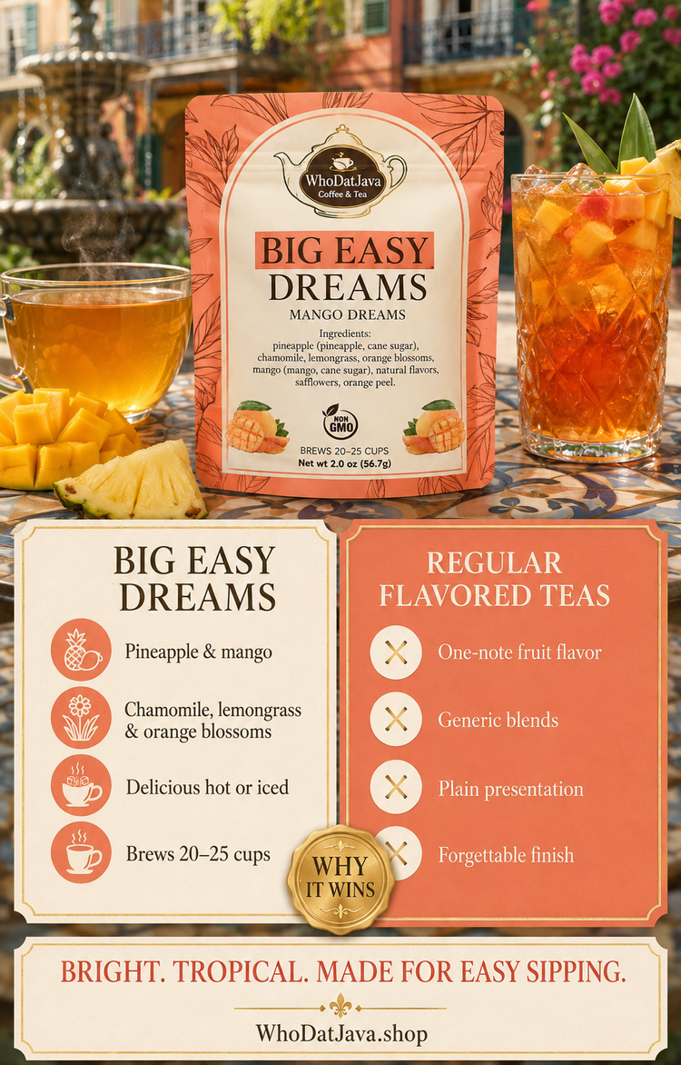 Big Easy Dreams Mango Tea detail 3