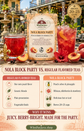 Nola Block Party Peach Hibiscus Herbal Tea detail 3