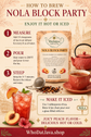 Nola Block Party Peach Hibiscus Herbal Tea detail 4