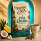 Piña Colada Flavored Coffee packaging, flavored coffee