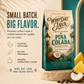 Piña Colada Flavored Coffee prepared in a cup