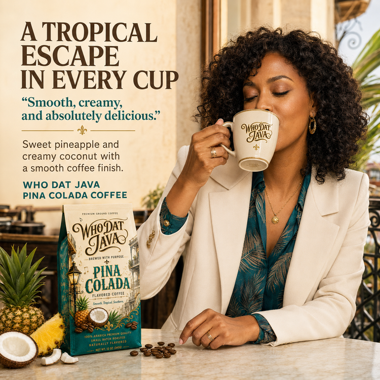 Piña Colada Flavored Coffee detail 2