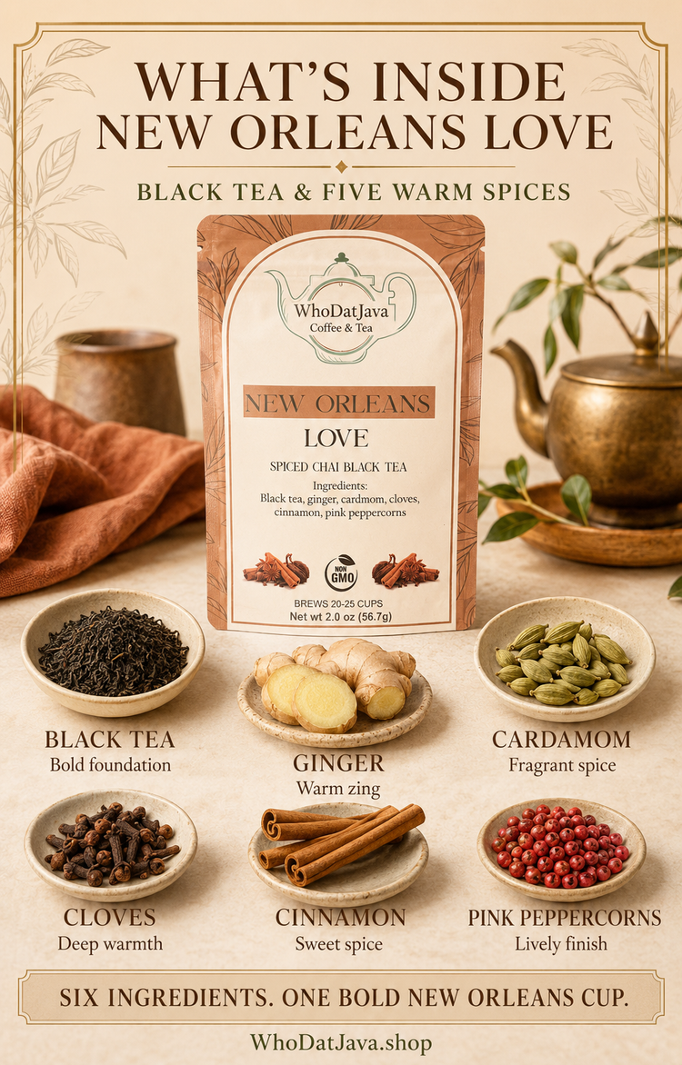 New Orleans Love Spiced Chai Black Tea detail 3