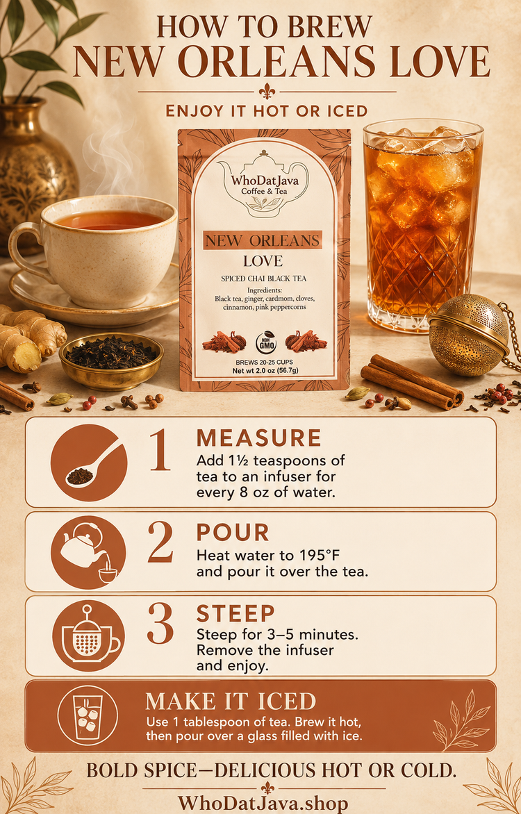 New Orleans Love Spiced Chai Black Tea detail 4